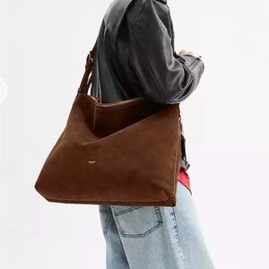 Coach Mott Messenger Suede Bag